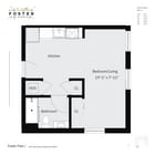 0 BED 1 BATH - A | 418 SF