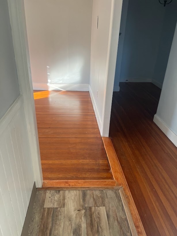 hall from kitchen to rest of home - 158 S Main St Unidad 3rd floor