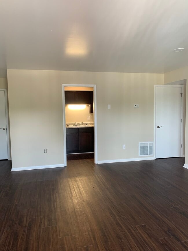 One Bedroom-Living Room - Lantern Ridge Apartments