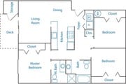 3 Bedrooms, 2 Baths