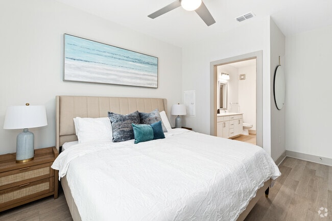 3BR, 2BA- 1,191SF - Primary Bedroom - Jewel at Santa Rosa Beach