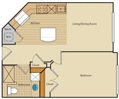 1BR/1BA