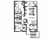 2BR/2BA