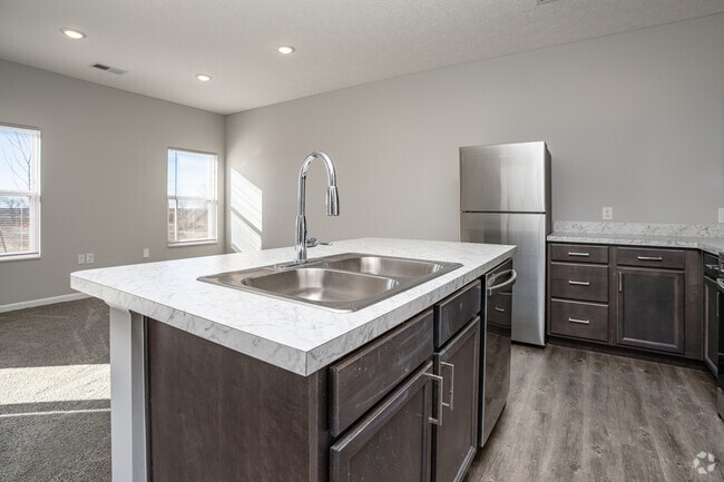 3BR, 2.5BA - 1,471SF - Kitchen - Brynn Mar Crossing - Brand New Townhomes