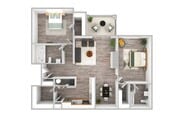 2 Bedroom | 2 Bath | 1151 SF
