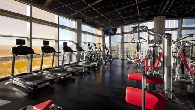 Photo - Wake Up to the Las Vegas Skyline – Premium 2-Bedroom Unit with Wall-to-Wall Windows Unit 907