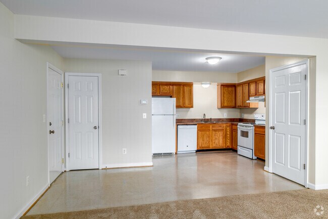 3BR, 2BA - 1,244SF - Kitchen / Dining Room