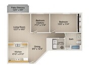2 Bedroom