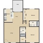 2 Bed 2 Bath A