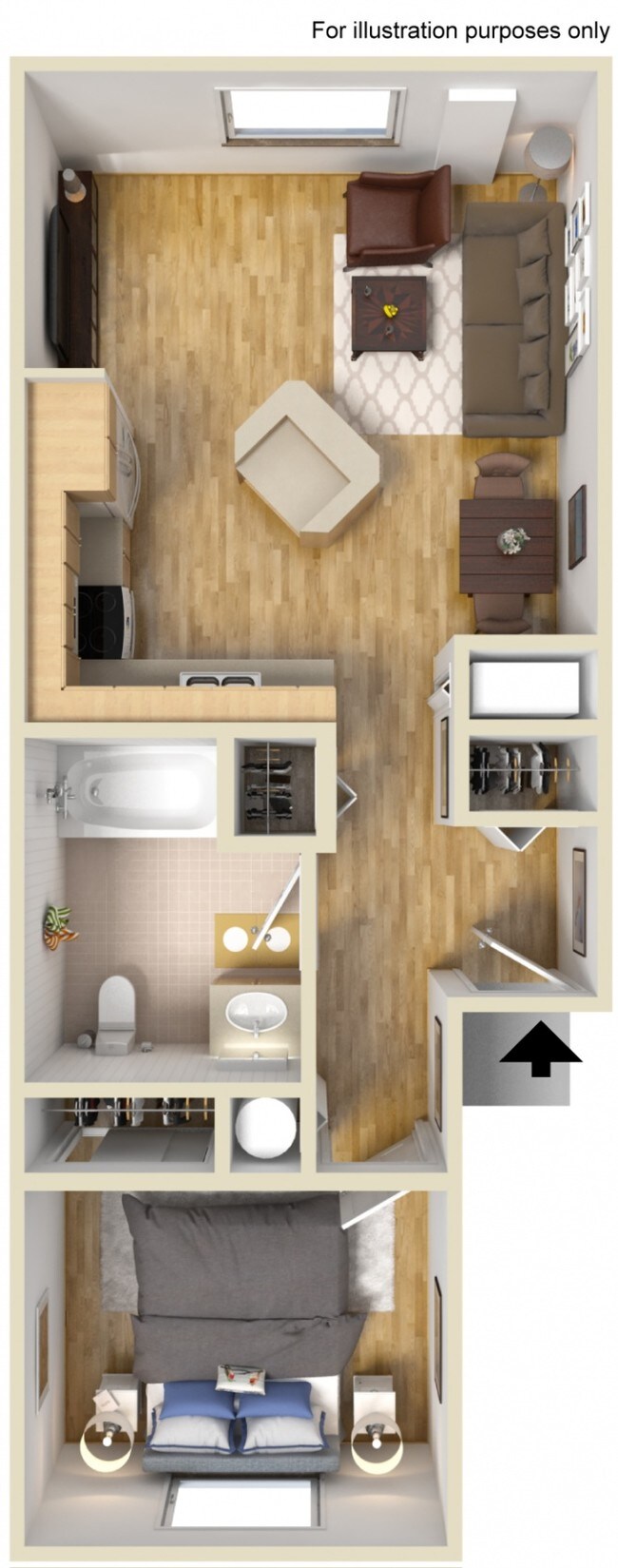 Overhead Layout - Meadow Wood Apartments