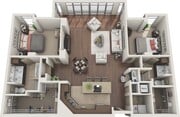2 Bedroom 2 Bath