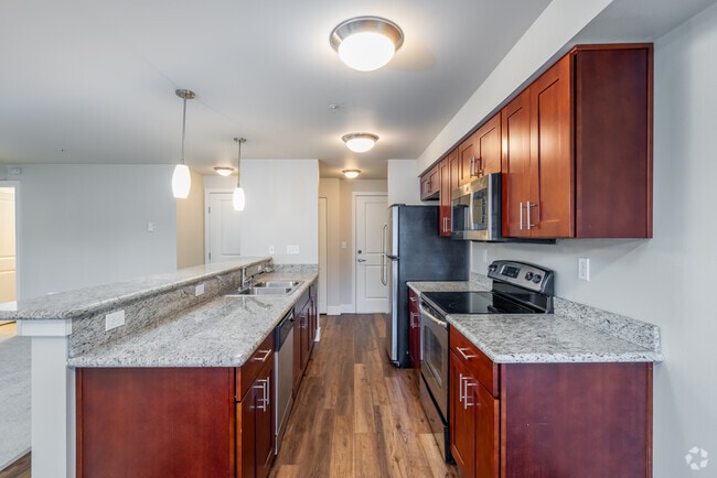 1BR, 1BA- 662SF - Kitchen