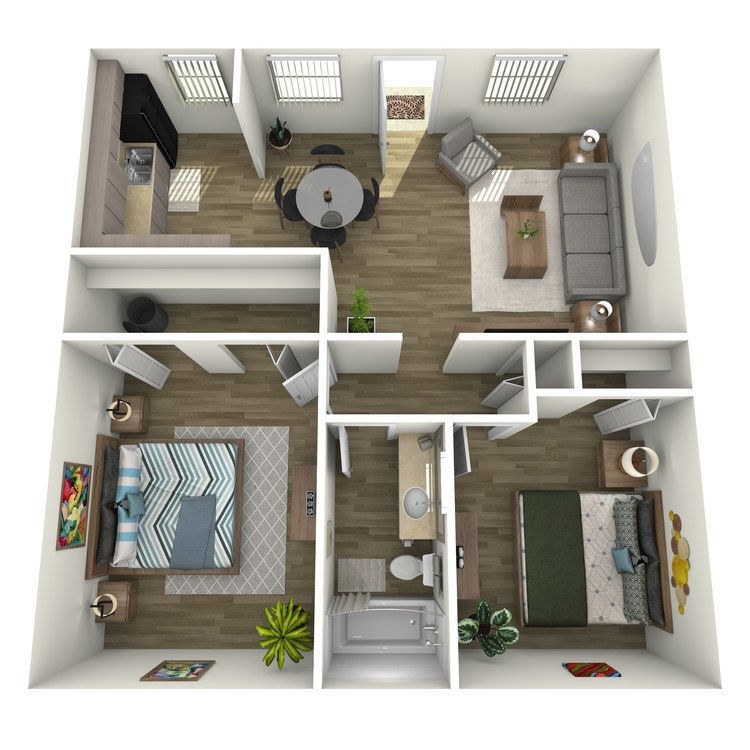 Floor Plan - The Hibiscus