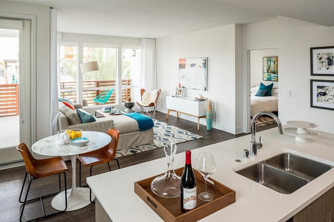 Runway Playa Vista Model Living room