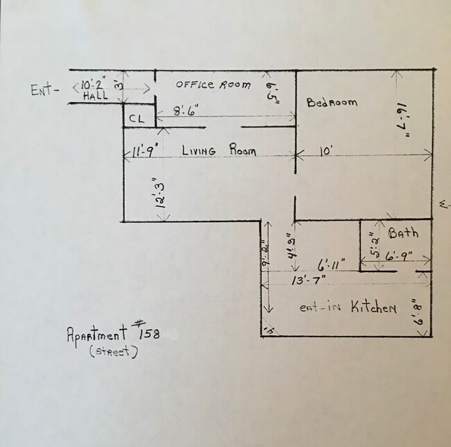 Floor Plan - 158 Maple St Unit 158 B
