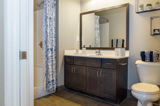 Master bathroom with step-in shower (Phase II)