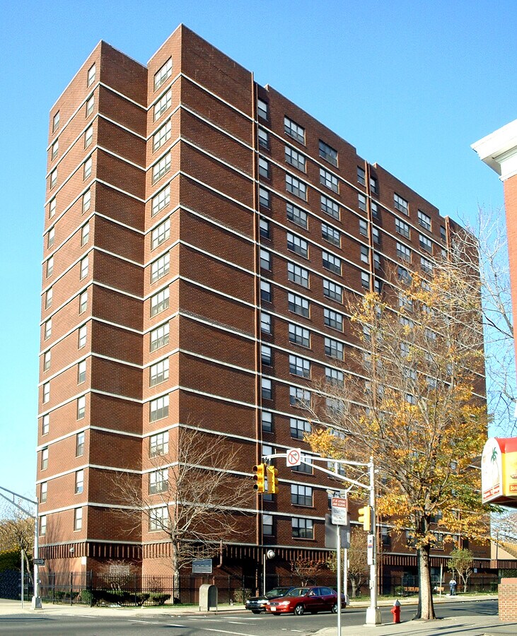 View from the south across Ocean Avenue - Salem Lafayette Urban Renewal L.P. Campus