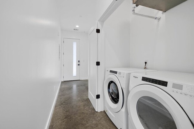 Laundry closet