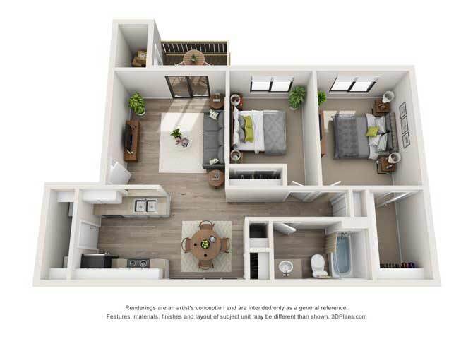 Floor Plan - Two Bed A
