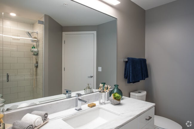 Bathroom with Glass Shower