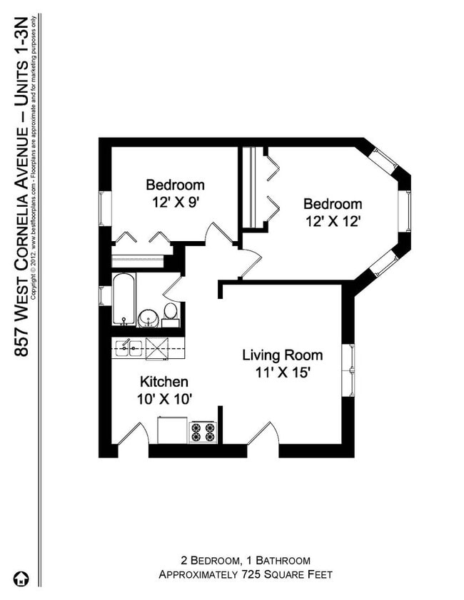 Photo - 857 W Cornelia Ave Unit 3N