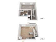 Poppy 1x1 Floor Plan