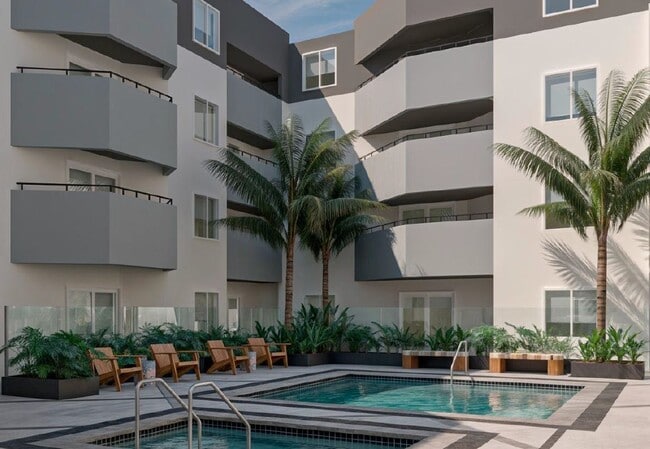 Renderizado de piscina - Veda Luxury Apartments