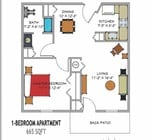 1BR/BA