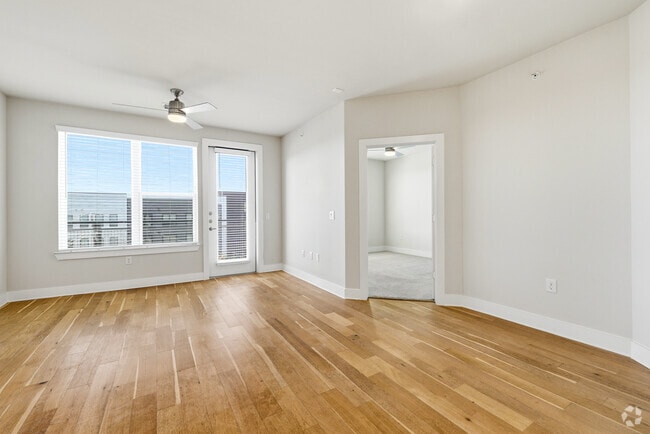 2BR, 2BA - 1,179SF - Living Room/Dining Room