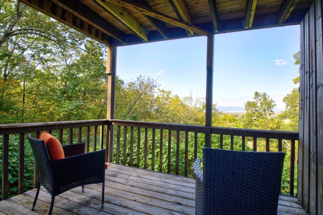 Private deck off Primary Bedroom