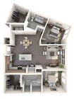 2 Bedroom 2 Bath