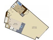 Studio (771 SF)