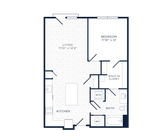 A2 floor plan Flats at 703