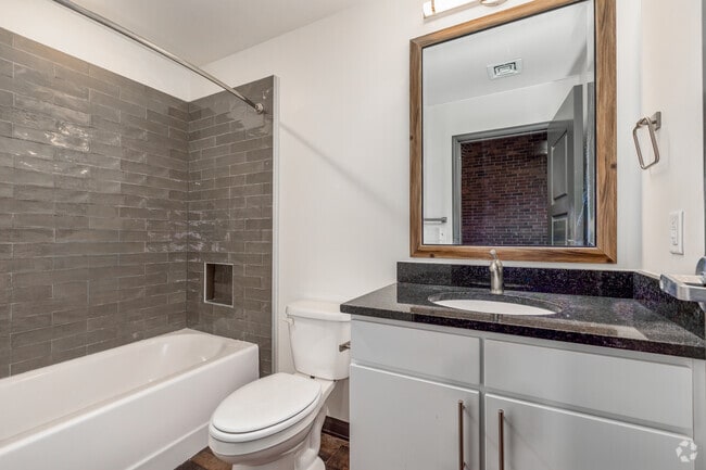 2BR, 2BA - 830SF - First Bathroom