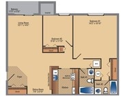 2BR/2BA