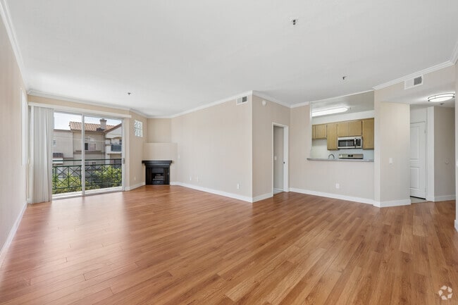 2BR, 2BA - 1050SF - Living Rm. #311 - Studio Heights Apartments