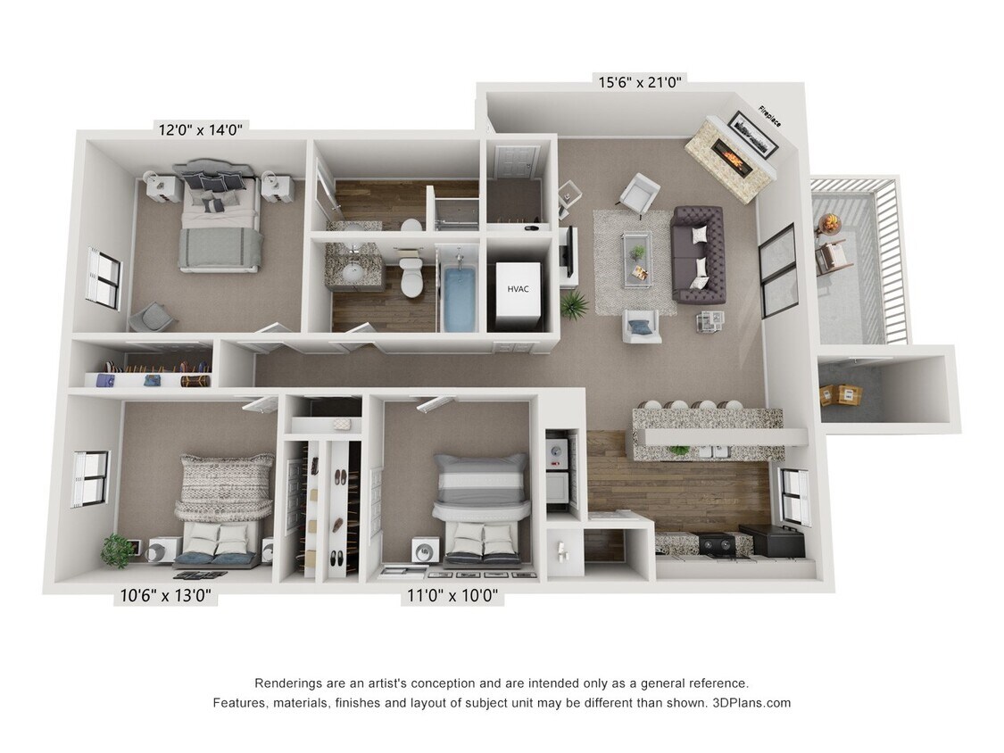Floor Plan - Riverton - Renovated