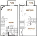 Two Bedroom Townhome