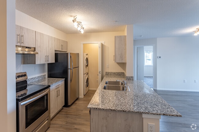 3BR, 2BA - Pinnacle III - 1006SF - Kitchen - Maple Crest Place