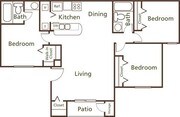 3BR/2BA