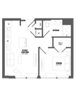 A1H1 floor plan The Hamilton
