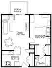 1BR/1BA