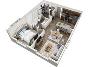 Floor plans are artist’s rendering. All dimensions are approximate. Actual product and specifications may vary in dimension or detail. Not all features are available in every apartment. Prices and availability are subject to change.