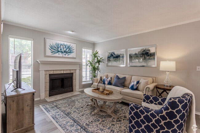 1 habitación, 1 baño - 720 pies cuadrados A-2 - Sala de estar - Preston Place Senior Living