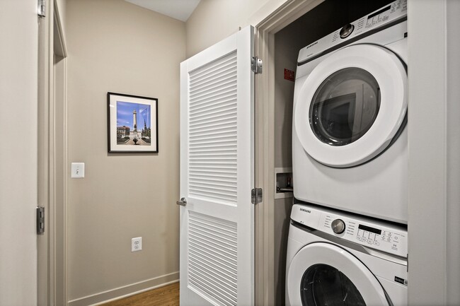 In-unit laundry in every home