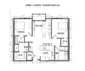 2 Bed/2 Bath (A)