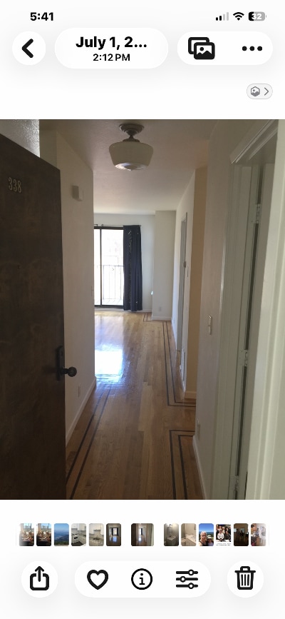 entrance to unit with out side deck - 338 Anza St Unit 338