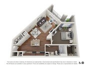 A3.1 - 1x1 floor plan Parkside at Avalon Park