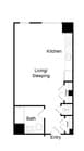 Serenity - S15 - 1 Beds - 1 Baths - 555 Sq. ft.