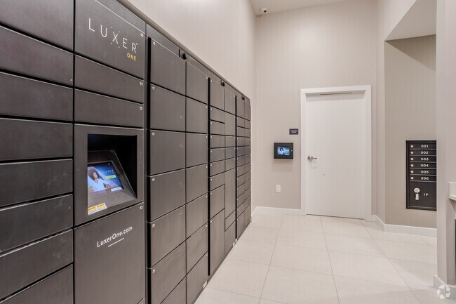Package Room with Climate Controlled Modules